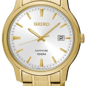 Seiko Dress Herrklocka SGEH70P1 Silverfärgad/Gulguldtonat stål Ø41