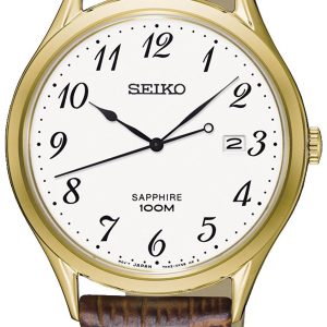 Seiko Dress Herrklocka SGEH78P1 Vit/Läder Ø40 mm