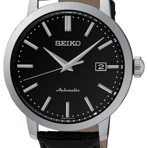 Seiko Dress Herrklocka SRPA27K1 Svart/Läder Ø42 mm