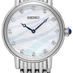 Seiko Dress Ladies Damklocka SFQ807P1 Silverfärgad/Stål Ø29 mm