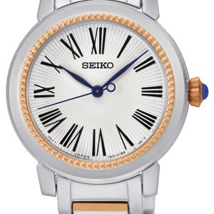 Seiko Dress Ladies Damklocka SRZ448P1 Silverfärgad/Roséguldstonat