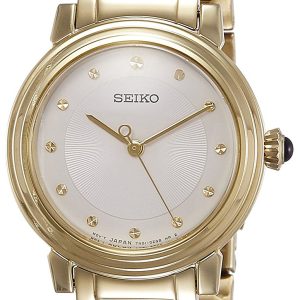 Seiko Dress Ladies Damklocka SRZ482P1 Silverfärgad/Gulguldtonat