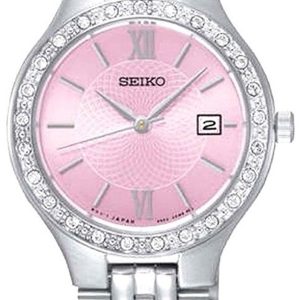 Seiko Dress Ladies Damklocka SUR765P9 Rosa/Stål Ø28 mm