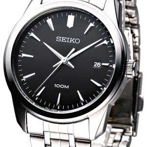 Seiko Herrklocka SGEG05P1 Dress Svart/Stål Ø42 mm