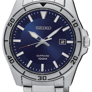 Seiko Herrklocka SGEH61P1 Dress Blå/Stål Ø43 mm