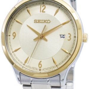 Seiko Herrklocka SGEH92P1 Champagnefärgad/Stål Ø41 mm