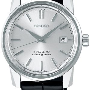 Seiko Herrklocka SJE083J1 Silverfärgad/Läder Ø38.1 mm