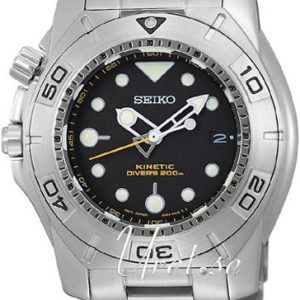 Seiko Herrklocka SKA293P1 Divers Svart/Stål Ø44 mm