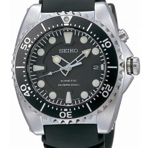 Seiko Herrklocka SKA371P2 Divers Svart/Gummi Ø43 mm