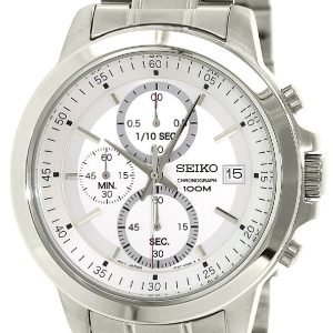 Seiko Herrklocka SKS441P1 Chronograph Silverfärgad/Stål Ø44 mm