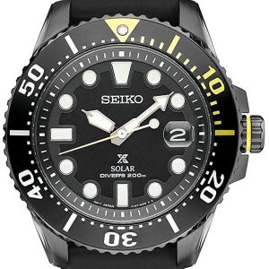 Seiko Herrklocka SNE441P1 Prospex Svart/Gummi Ø44 mm