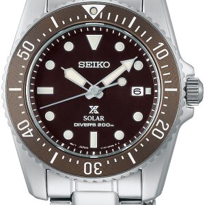 Seiko Herrklocka SNE571P1 Prospex Röd/Stål Ø38.5 mm