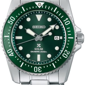 Seiko Herrklocka SNE583P1 Prospex Grön/Stål Ø38.5 mm