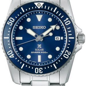 Seiko Herrklocka SNE585P1 Prospex Blå/Stål Ø38.5 mm