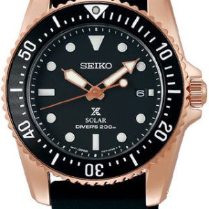 Seiko Herrklocka SNE586P1 Prospex Svart/Gummi Ø38.5 mm