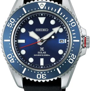 Seiko Herrklocka SNE593P1 Prospex Blå/Gummi Ø42.8 mm