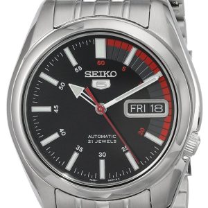 Seiko Herrklocka SNK375K1 Dress Svart/Stål Ø37 mm