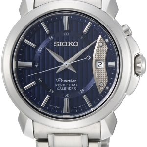 Seiko Herrklocka SNQ157P1 Premier Blå/Stål Ø42 mm