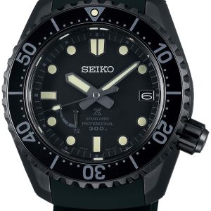 Seiko Herrklocka SNR031J1 Prospex Svart/Gummi Ø44.8 mm