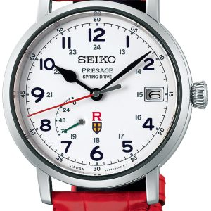 Seiko Herrklocka SNR047J1 Presage Vit/Läder Ø40 mm