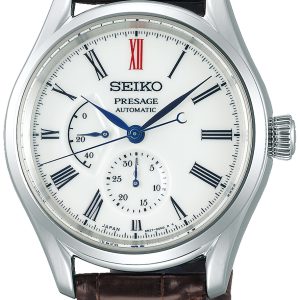 Seiko Herrklocka SPB093J1 Presage Vit/Läder Ø40.6 mm