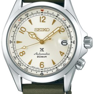 Seiko Herrklocka SPB123J1 Prospex Vit/Läder Ø39.5 mm