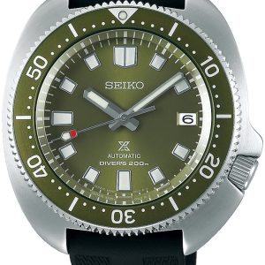 Seiko Herrklocka SPB153J1 Captain Willard Grön/Gummi Ø42.7 mm