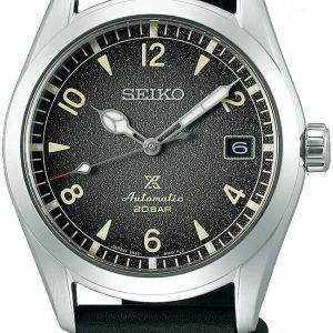 Seiko Herrklocka SPB159J1 Prospex Grå/Läder Ø38 mm