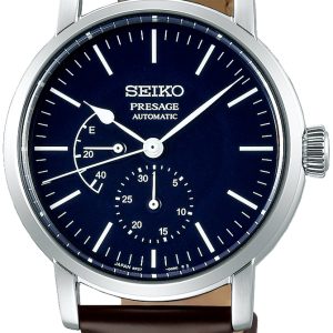 Seiko Herrklocka SPB163J1 Presage Blå/Läder Ø39.9 mm