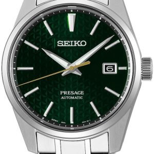 Seiko Herrklocka SPB169J1 Presage Grön/Stål Ø39.3 mm