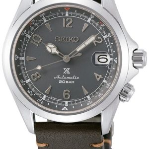 Seiko Herrklocka SPB201J1 Prospex Grå/Läder Ø39.5 mm