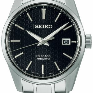 Seiko Herrklocka SPB203J1 Presage Svart/Stål Ø39.3 mm