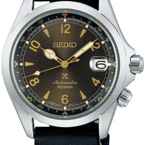 Seiko Herrklocka SPB209J1 Prospex Grå/Läder Ø38 mm