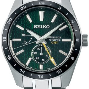 Seiko Herrklocka SPB219J1 Presage Grön/Stål Ø42.2 mm