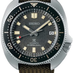 Seiko Herrklocka SPB237J1 Prospex Grå/Textil Ø42 mm