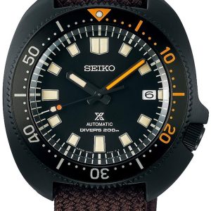 Seiko Herrklocka SPB257J1 Prospex Svart/Textil Ø43 mm