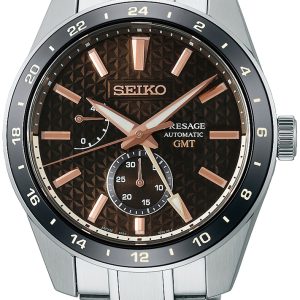 Seiko Herrklocka SPB275J1 Presage Brun/Stål Ø42.7 mm