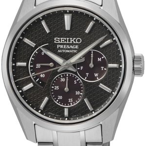 Seiko Herrklocka SPB307J1 Presage Svart/Stål Ø40.2 mm