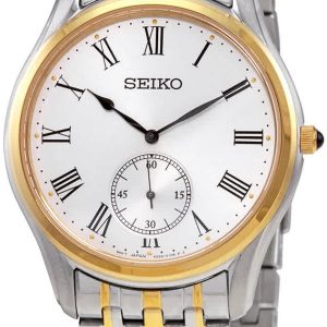 Seiko Herrklocka SRK048P1 Conceptual Vit/Gulguldtonat stål Ø39 mm