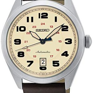 Seiko Herrklocka SRPC87K1 Beige/Läder Ø42.9 mm