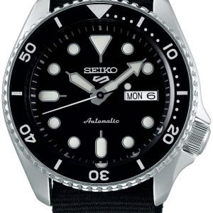 Seiko Herrklocka SRPD55K3 Svart/Textil Ø43 mm