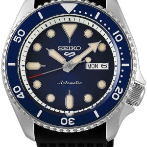 Seiko Herrklocka SRPD71K2 Blå/Gummi Ø42.5 mm