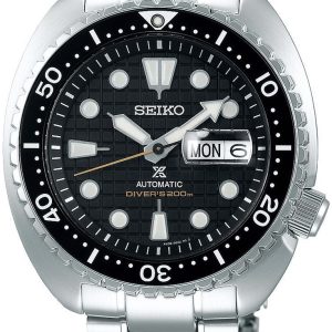 Seiko Herrklocka SRPE03K1 Prospex Svart/Stål Ø45 mm