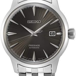 Seiko Herrklocka SRPE17J1 Presage Svart/Stål Ø40.5 mm