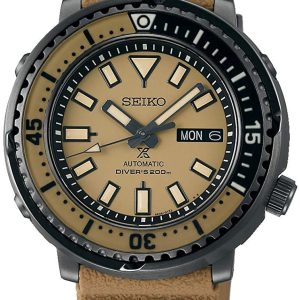 Seiko Herrklocka SRPE29K1 Prospex Beige/Gummi Ø42 mm