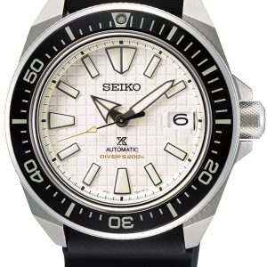 Seiko Herrklocka SRPE37K1 Prospex Vit/Gummi Ø43.8 mm