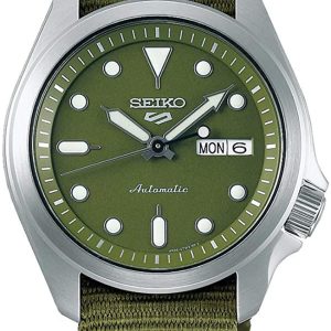 Seiko Herrklocka SRPE65K1 Grön/Textil Ø40 mm