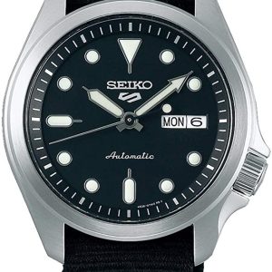 Seiko Herrklocka SRPE67K1 Svart/Textil Ø40 mm