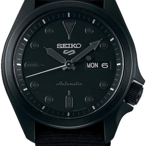 Seiko Herrklocka SRPE69K1 Svart/Textil Ø40 mm