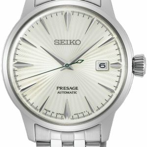 Seiko Herrklocka SRPG23J1 Presage Vit/Stål Ø40.5 mm